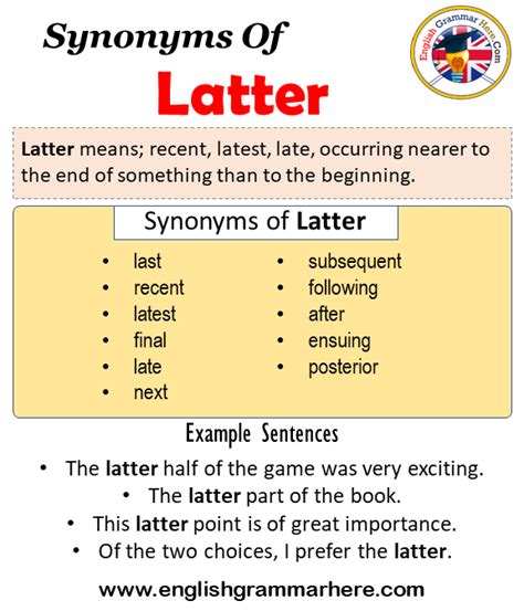 former synonym|latter synonym.